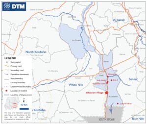 معبر جوده الذي يربط بين السودان وجنوب السودان